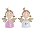 Miniatyrbilde 1 av 3: Julekule DKD Home Decor Harpiks Engel (9 x 5 x 12 cm) (2 enheter)