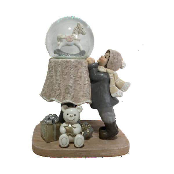 Julekule DKD Home Decor Harpiks (12,5 x 9,5 x 16 cm) (2 enheter)