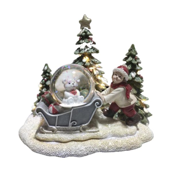 Julekule DKD Home Decor Harpiks (16 x 12,5 x 14,5 cm) (2 enheter)
