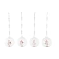 Miniatyrbilde 1 av 3: Julekule DKD Home Decor Krystall Harpiks (7 x 6 x 8 cm) (4 enheter)