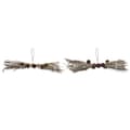 Miniatyrbilde 1 av 3: Julekule DKD Home Decor Blomster (60 x 15 x 8 cm) (2 enheter)