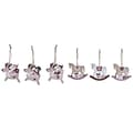 Miniatyrbilde 1 av 4: Juldekorasjonssett DKD Home Decor Tre MDF (21 x 8,2 x 1,5 cm) (8 cm) (2 enheter)