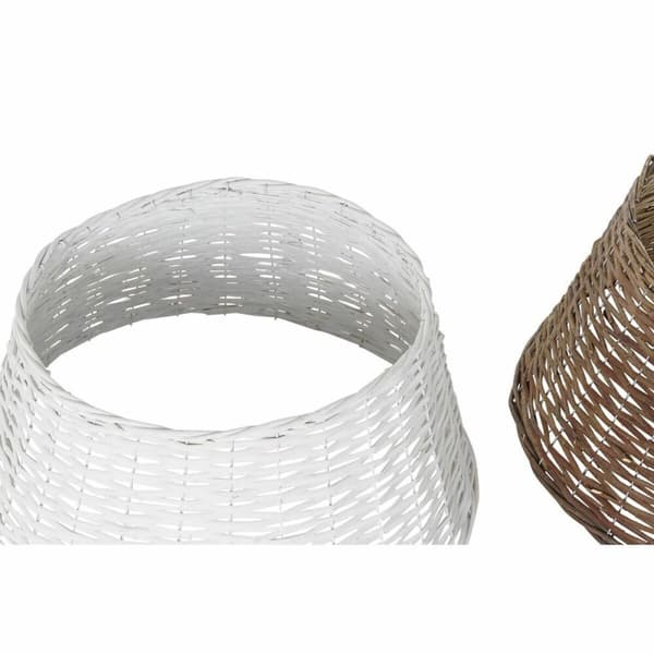 Juletreskjørt DKD Home Decor flettet (59 x 59 x 26 cm) (2 enheter)