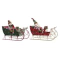Miniatyrbilde 1 av 3: Julekule DKD Home Decor Metall (38 x 19 x 35 cm) (2 enheter)