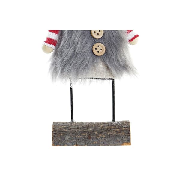 Joulukuusenpallo DKD Home Decor Polyesteri Poro (8 x 5 x 23 cm) (2 osaa)