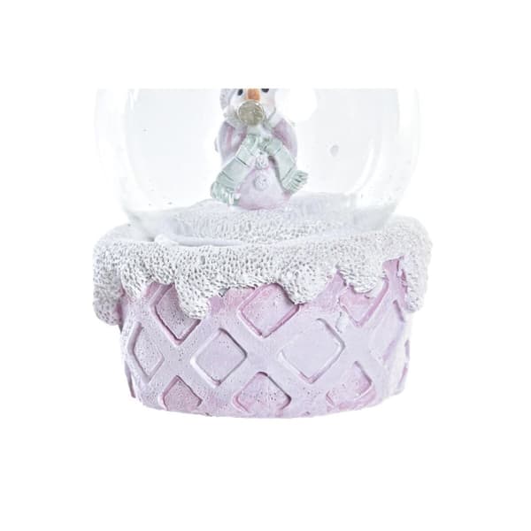 Joulupallo DKD Home Decor Kristalli Hartsi (2 osaa) (7 x 7 x 9 cm)