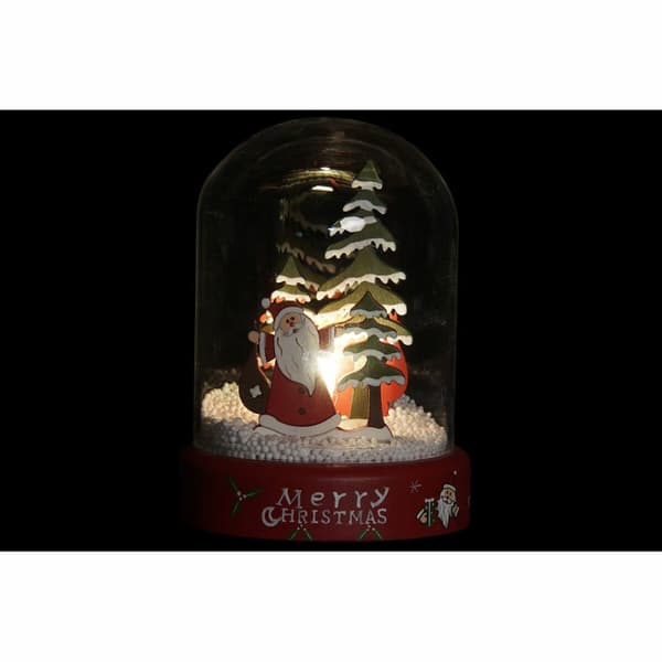 Julepynt DKD Home Decor Harpiks Krystal Julemanden (2 pcs) (9 x 9 x 11 cm)
