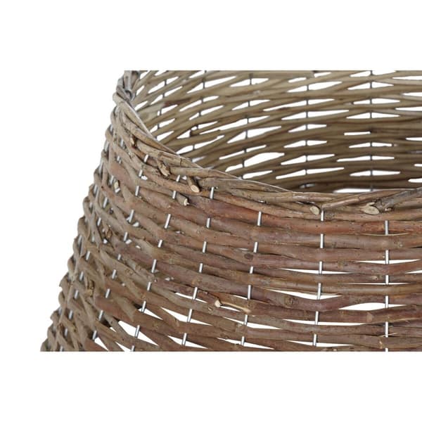 Juletræ nederdel DKD Home Decor flet (59 x 59 x 26 cm) (2 enheder)