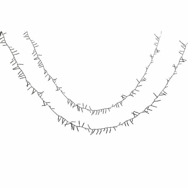 Valonauha DKD Home Decor LED Valkoinen Keltainen PVC (5 x 1 x 200 cm) (2 pcs)