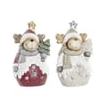 Pikkukuva 1 / 4: Joulukuusenpallo DKD Home Decor Poro Magnesium (24 x 17 x 39 cm) (2 osaa)