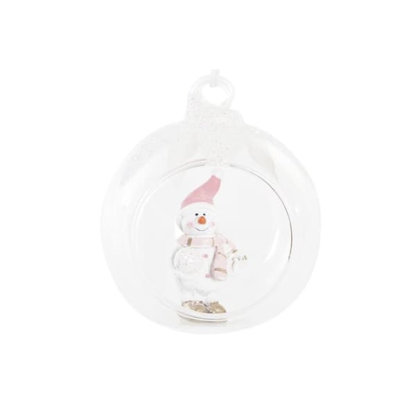 Joulukuusenpallo DKD Home Decor Kristalli Hartsi (7 x 6 x 8 cm) (4 osaa)
