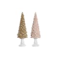 Pikkukuva 1 / 4: Joulukuusenpallo DKD Home Decor Puut Hartsi (10,5 x 10,5 x 32 cm) (2 osaa)