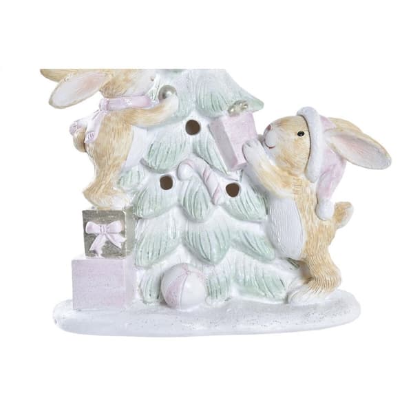 Julgranskula DKD Home Decor Träd Harts (13,5 x 8 x 16 cm) (2 antal)