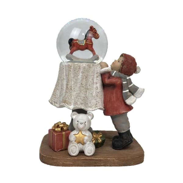 Julgranskula DKD Home Decor Harts (12,5 x 9,5 x 16 cm) (2 antal)