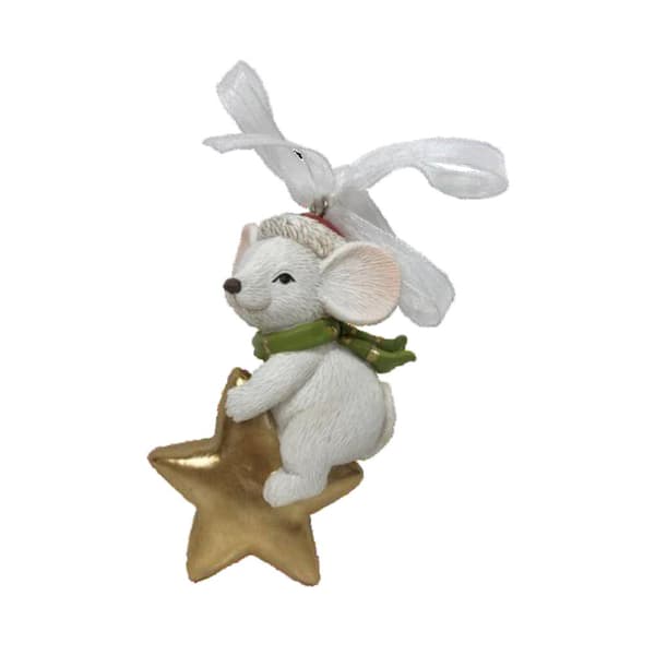 Julgranskula DKD Home Decor Mus Harts (7 x 4,5 x 9 cm) (6 antal)