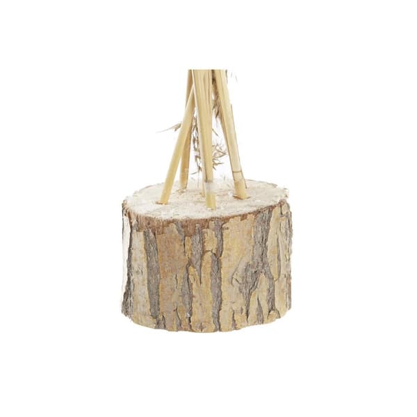 Dekorativ växt DKD Home Decor Fjädrar PVC Fibrer (35 x 25 x 55 cm) (2 antal)