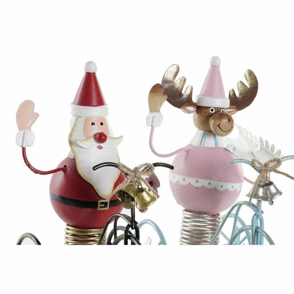 Joulukuusenpallo DKD Home Decor Metalli (2 pcs) (15 x 9 x 19 cm)