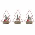 Pikkukuva 1 / 2: Joulukuusenpallo DKD Home Decor Puut Metalli Puu (17 x 11 x 21 cm) (3 pcs)