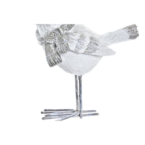 Joulukuusenpallo DKD Home Decor Hartsi Paukštis (10,5 x 5,5 x 10,5 cm) (2 osaa)
