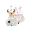 Pikkukuva 3 / 3: Joulukuusenpallo DKD Home Decor Metalli Hartsi (5 x 5 x 9 cm) (6 osaa)