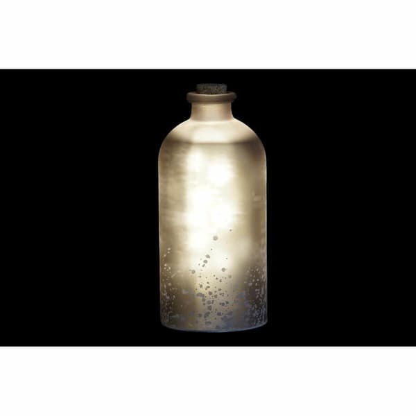 Koristevalot DKD Home Decor Joulu Ruskea Valkoinen (11 x 11 x 25 cm) (2 osaa)