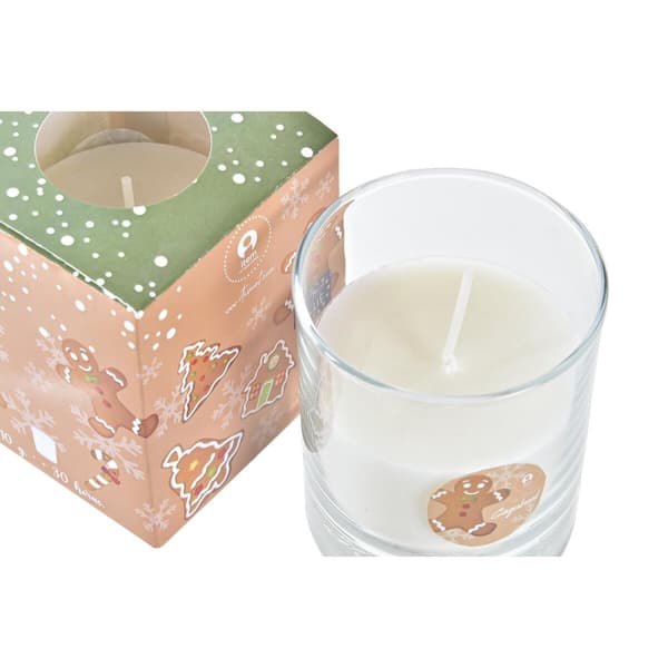 Kynttilä DKD Home Decor Joulu Joulupukki Pähkinänsärkijä (8 x 8 x 9 cm) (3 osaa)