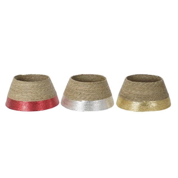 Joulukuusen helma DKD Home Decor Meriruoho (45 x 45 x 24 cm) (3 osaa)