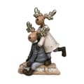 Pikkukuva 2 / 6: Joulukuusenpallo DKD Home Decor Hartsi Poro (13 x 6 x 18 cm) (4 osaa)