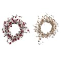 Miniatyrbillede 1 af 3: Adventskrans DKD Home Decor Metal Polyester (40 x 10 x 40 cm) (2 enheder)