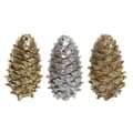 Miniatyrbillede 1 af 4: Julepynt DKD Home Decor Ananas Harpiks (13 x 7,5 x 7,5 cm) (3) (3 enheder)