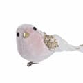 Miniatyrbillede 3 af 3: Julepynt DKD Home Decor Polyester Ptica (22 x 7 x 8 cm) (2 enheder)