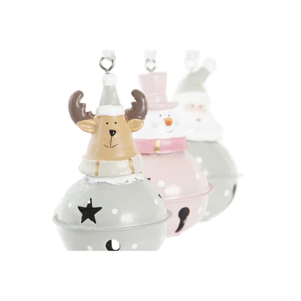 Julepynt DKD Home Decor Metal Harpiks (5 x 5 x 9 cm) (6 enheder)