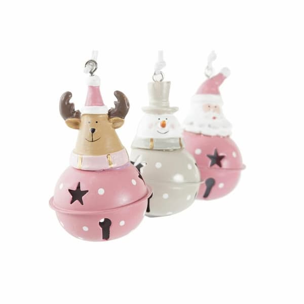 Julepynt DKD Home Decor Metal Harpiks (5 x 5 x 9 cm) (6 enheder)