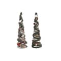 Miniatyrbillede 1 af 2: Juletræ DKD Home Decor Natur Rød Metal Grøn (14 x 14 x 51 cm) (2 enheder)