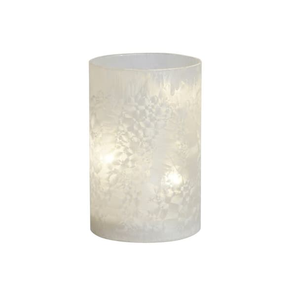 Belysning dekoration DKD Home Decor Vit 10 x 10 x 15 cm