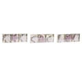Pikkukuva 1 / 4: Riippuva koriste DKD Home Decor Pinkki Vaaleanpunainen Puu 6,5 x 1 x 6,5 cm (9 Kappaletta) (3 osaa)
