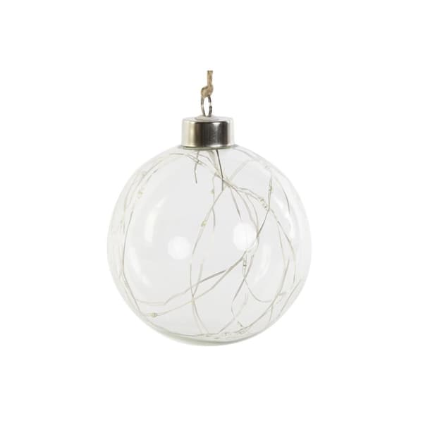 Hängdekoration DKD Home Decor Transparent Glas 10 x 10 x 10 cm (2 antal)