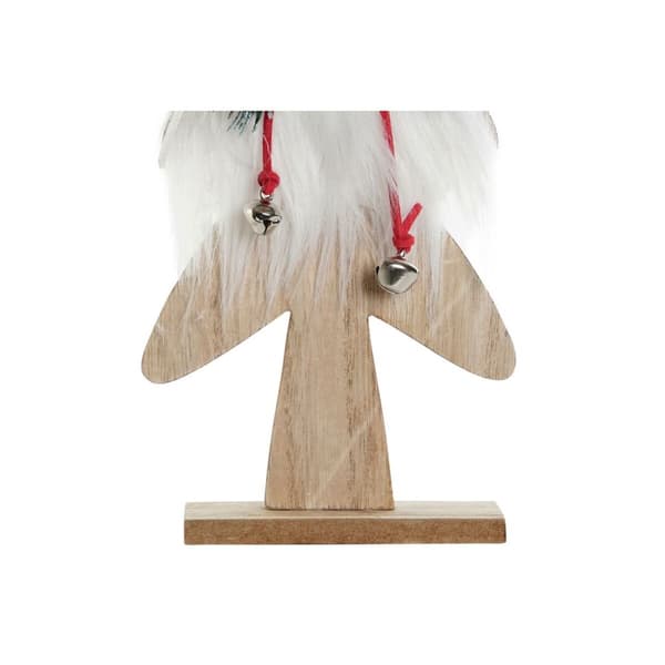 Joulukuusenpallo DKD Home Decor Musta Punainen Puut 11,5 x 4 x 31 cm