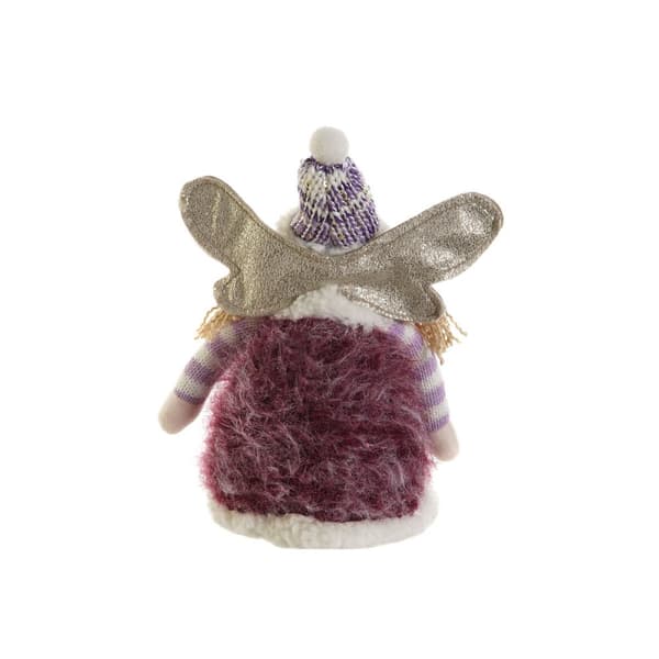 Joulukuusenpallo DKD Home Decor Monivärinen Haltia 13 x 10 x 18 cm (3 osaa)