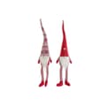 Miniatyrbillede 1 af 2: Julepynt DKD Home Decor Hvid Rød Dværg 10 x 7 x 57 cm (2 enheder)