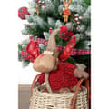 Miniatyrbild 2 av 4: Julgranskula DKD Home Decor Röd Grå Ren 27 x 19 x 32 cm (2 antal)