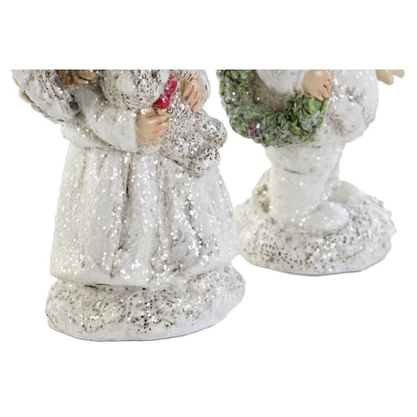 Julgranskula DKD Home Decor Multicolour Pojkar 6,7 x 5,1 x 11,4 cm (4 antal)
