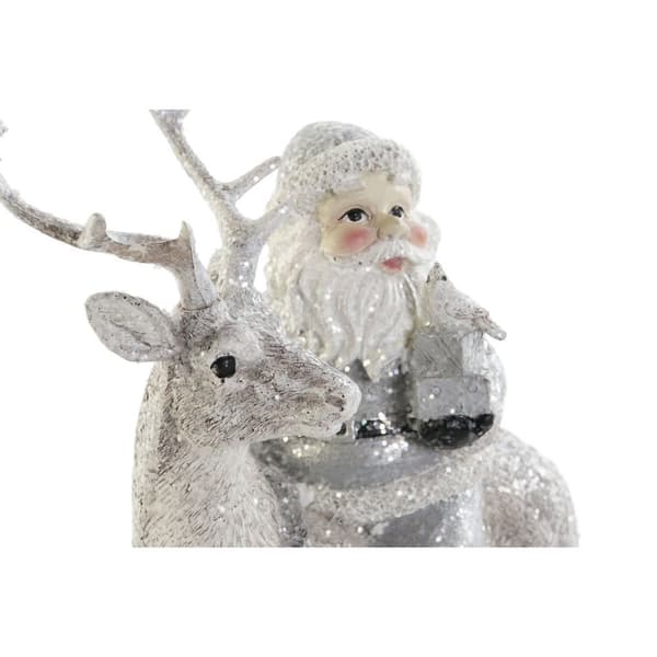 Joulukuusenpallo DKD Home Decor Monivärinen Poro 17,5 x 9 x 23 cm (2 osaa)