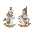 Pikkukuva 1 / 2: Joulukuusenpallo DKD Home Decor Monivärinen 8,8 x 4,8 x 12,5 cm (2 osaa)