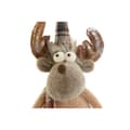 Pikkukuva 3 / 3: Joulukuusenpallo DKD Home Decor Ruskea Poro 13 x 12 x 25 cm (2 osaa)