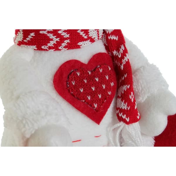 Julgranskula DKD Home Decor Vit Röd 24 x 14 x 30,5 cm (2 antal)