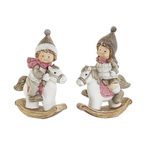 Joulukuusenpallo DKD Home Decor Monivärinen 8,8 x 4,8 x 12,5 cm (2 osaa)
