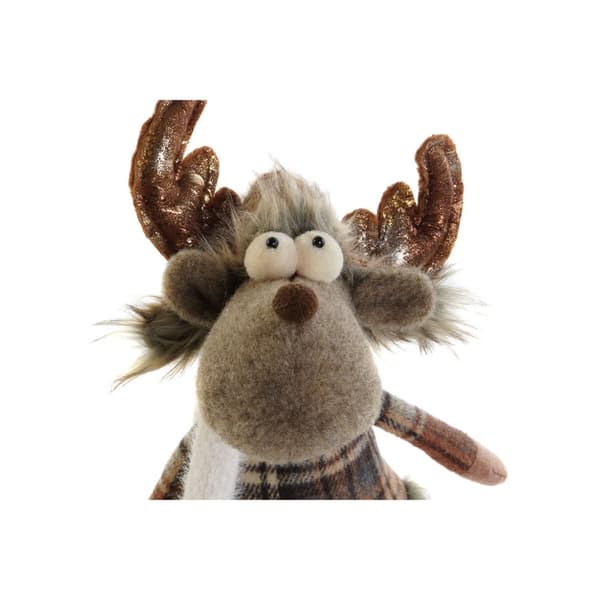 Joulukuusenpallo DKD Home Decor Ruskea Poro 14 x 12 x 35 cm (2 osaa)