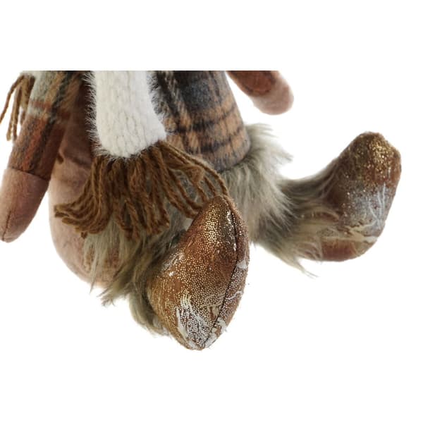 Joulukuusenpallo DKD Home Decor Ruskea Poro 14 x 12 x 35 cm (2 osaa)
