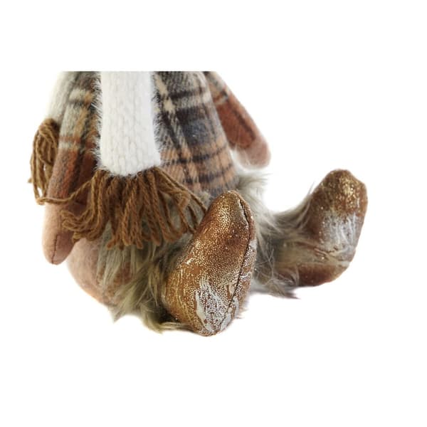 Joulukuusenpallo DKD Home Decor Ruskea Poro 13 x 12 x 25 cm (2 osaa)